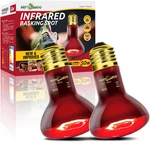 Reptile 50W Infrared Heat Lamp BULB,2 Pack Basking Spot Light For. Fixed Price $32.99.