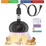 Chicken Coop Heater LAMPS,200W-350W-500W Reptile Heating Upgraded With U.... Fixed Price $60.42.