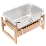 Peday 1.2 Gallon Raised Dog Water Bowl Human Grade 18/8 Stainless Steel PD12HDR. Fixed Price $28.98.