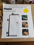 Adjustable 16-31 Inch Reptile Heat Lamp Stand Bourdserk Light Metal. Fixed Price $25.00.