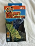 Zoo Med Daylight Blue Reptile Bulb 60W Uva Heating Terrarium Lamp. Fixed Price $10.96.