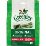 BESTBY11/25 Greenies Treat-pak Regular Dogs 12OZ 24CT Dental Chews. Fixed Price $29.63.