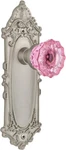 Nostalgic Warehouse 723652 Victorian Plate Double Dummy Crystal Pink Glass Knob. Fixed Price $74.95.