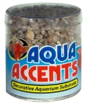 Zoomed Aqua Accents Light River Pebbles, 1/2-POUND. Fixed Price $7.99.