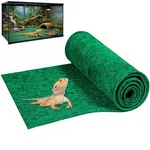 Mechpia 47" X 24" Large Reptile Carpet Terrarium Liner Bedding Green. Fixed Price $17.30.