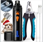 Yabife Dog Black Nail Grinder, Trimmers And Clippers Kit, Ab-blue Scissor. Fixed Price $19.99.