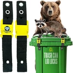 Bear-proof Trash Can Locks For Animals Heavy Duty Raccoon-proof Straps, 2PCS. Fixed Price $26.55.