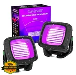 Sayitwill Rechargeable Black Light 2 Pack Battery Powered 395NM. Fixed Price $54.99.