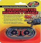 Zoo Med Economy Analog Dual Thermometer And Humidity Gauge, 6 X 4". Fixed Price $16.40.