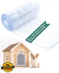 Erfolkerz Dog Door Flap 8''X16' Clear Pvc Strip Diy. Fixed Price $56.99.