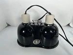 Zoo Med Reptile Dual Mini Deep Dome Heat Lamp Light Fixture LF-19 Tested Works. Fixed Price $22.99.