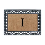 Home Collections A1HC Natural Coir Monogrammed Door Mat For Front 30X48. Fixed Price $162.68.