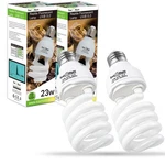 Reptile Heat Lamp 23 W Uva Uvb 10.0 2PACK Lights Energy Saving Bu.... Fixed Price $21.97.