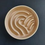 Bicopet Ceramic Stoneware Maze Dog Slow Feeder With Non-slip Silicone Ring 6 ". Fixed Price $23.50.