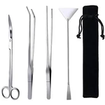 15IN Aquascaping Tools, 4 Long Aquarium Tweezers Scissors Spatula, Stain.... Fixed Price $29.98.