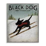 Stupell Industries Black Dog Ski Company Winter Sports Pet Sign Wall Art, 11 X. Fixed Price $48.93.