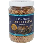 Flukers Buffet Blend For Aquatic Turtles Net Weight 12 Oz. Fixed Price $10.99.