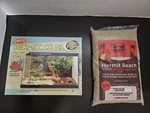 Zoo Med Hermit Crab Starter Kit - Up To 10 Gallon Habitat Tank +bonus Beach Sand. Fixed Price $25.00.