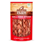 Natural Farm Odor-free Super Braided Collagen Dog Chews 12-INCH 10-PACK First. Fixed Price $105.58.