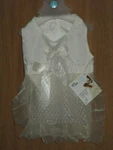 You & Me Small 13 - 15 Wedding Dress Veil Bridal Dog Set. Fixed Price $10.00.