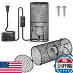 Tobebright 2PACK Reptile Heat Lamp Guard With 150W E26 Ceramic Holder,anti. Fixed Price $63.17.