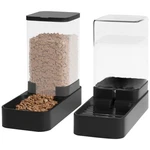 Wefeedy Automatic Cat Feeder And Water Dispenser In Set With Pet 3.3L, Black. Fixed Price $35.17.