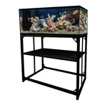 Fish Stand, 40 Gallon Heavy Duty Metal Aquarium Stands, Reptile Tank, Tu.... Fixed Price $110.59.
