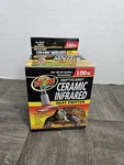 Zoo Med Repticare Infared Ceramic Heat Emitter 100 Watt New Box. Fixed Price $17.05.