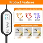 Reptile Heat Clamp Uva Uvb Light Intelligent Cycle Timer. Fixed Price $26.75.