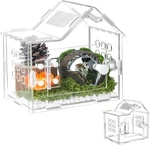 Jumping Spider Enclosure For Small Species, Acrylic Reptile Terrarium Habitat Wi. Fixed Price $19.42.