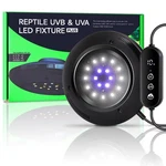 Led Uvb Light For Reptiles, 8W Uva Lamp Timer Switch, Adjustable Bri. Fixed Price $43.35.