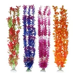Unootel Pack Of 4 Tall Plastic Aquarium Plants Large Fake Fish Tank De.... Fixed Price $15.93.