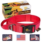 Adityna Heavy Duty Adjustable Tactical Dog Collar Red Sz Medium. Fixed Price $12.00.