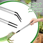 2 Pcs Extra Long Stainless Steel Reptile Feeding Tongs With Rubber Tip 15 Inc.... Fixed Price $18.77.