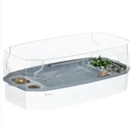 Turtle Tank Kit With Basking Platform, Water Pump, Filter, Easy Clean Reptile Ha. Fixed Price $72.99.