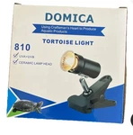 Domica Clip On Tortoise Light. 810 Uva+uvb. Ceramic Lamp Head. Brand New In Box. Fixed Price $17.99.