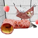Rat Ferret Hammock Toys Cage Accessories, Guinea Pig Hideout Tunnel, Warm Bed.... Fixed Price $23.19.