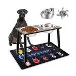 Adengl Elevated Bowls For & X-large Dogs, 16" Tall Raised Stand Wit.... Fixed Price $44.23.