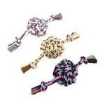 Mammoth Pet Monkey Fist Rope Ends Toy For Dogs. Large 18" Assorted Colors. New. Fixed Price $24.00.