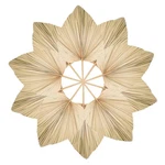Natural Dried Palm Leaves, 17.3 Inch, 10 Pieces, Beige And Brown, For Wedding.... Fixed Price $53.57.