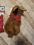 Merry & Bright Holiday Sweater Reindeer Costume For Reptiles. Fixed Price $12.00.
