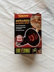 Exo Terra 100W Red Nighttime Incandescent Heat Bulb For Reptiles. Fixed Price $9.69.