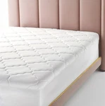 Micropuff Fitted Mattress Pad - Queen Size (60" X80") Soft And.... Fixed Price $55.28.