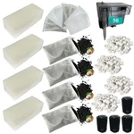 4 Set Three-stage Filters Replacement Media Kit For Aquaclear 50 Power Filter.... Fixed Price $52.39.