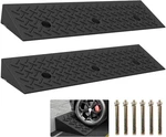 Pcs Rise Rubber Curb Threshold RAMPS,2" 38.5" 9.5" W.heavy Load.... Fixed Price $61.99.