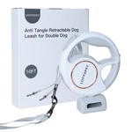All-in-one Retractable Dual Dog Leash With Light And Poop Bag Holder, 360.... Fixed Price $41.22.