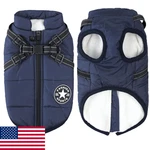 Aiboria Jacket Winter Windproof Waterproof 2-IN-1 Coat Harness Small Dogs. Fixed Price $39.14.