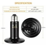 NEW-110/120V 150W Heat Lamp Reptile Emitter Bulb.no Light. Fixed Price $12.00.