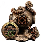 Zoo Med Steampunk Octopus Diver Aquarium Ornament. Fixed Price $13.29.