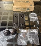 Nostalgic Warehouse Egg&dart Plate And Knob Timeless Bronze Read Description. Fixed Price $114.75.
